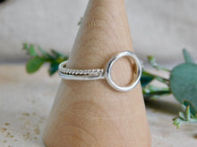 Load image into Gallery viewer, Hoop Double Sterling Silver Ring