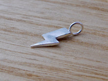 Load image into Gallery viewer, Lightening Bolt Sterling Silver Charm