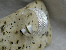 Load image into Gallery viewer, Snake Wire Sterling Silver Hoop Studs