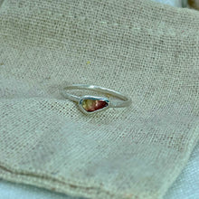 Load image into Gallery viewer, Made to Order Watermelon Tourmaline Sterling Silver Stacking Ring