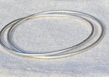 Load image into Gallery viewer, Made to Order Sterling Silver Bangle Duo