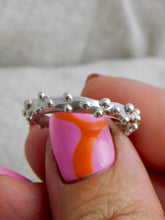 Load image into Gallery viewer, Geometric Spot Sterling Silver Ring