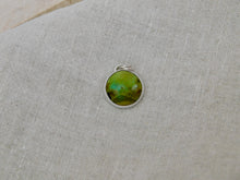 Load image into Gallery viewer, Turquoise Round Sterling Silver Charm