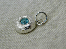 Load image into Gallery viewer, Topaz Pebble Sterling Silver Charm