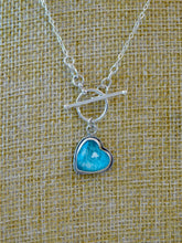 Load image into Gallery viewer, Azamonite Sterling Silver Toggle Necklace