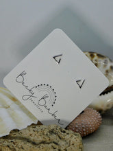 Load image into Gallery viewer, Open Triangle Silver Studs