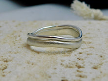 Load image into Gallery viewer, Organically Shaped Double Sterling Silver Ring Set