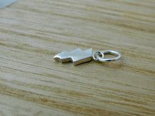 Load image into Gallery viewer, Mini Lightening Bolt Sterling Silver Charm