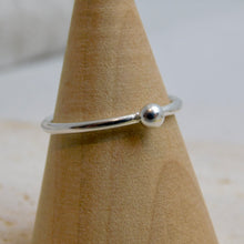 Load image into Gallery viewer, Made To Order Medium Pebble Sterling Silver Stacking Ring