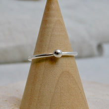 Load image into Gallery viewer, Made To Order Small Pebble Sterling Silver Stacking Ring