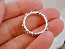 Load image into Gallery viewer, Organic Mini Dots Sterling Silver Ring