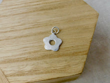 Load image into Gallery viewer, Organic Shaped Flower Sterling Silver Charm