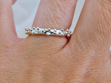 Load image into Gallery viewer, Organic Mini Dots Sterling Silver Ring