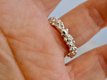 Load image into Gallery viewer, Chunky Sea Foam Sterling Silver Ring