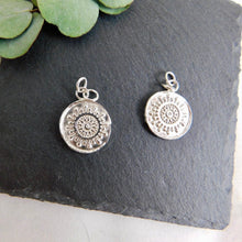 Load image into Gallery viewer, Coin Sterling Silver Charm