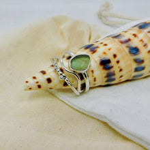 Load image into Gallery viewer, Made to Order Sea Glass Sterling Silver Stacking Ring