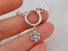 Load image into Gallery viewer, Chunky Flower Sterling Silver Charm