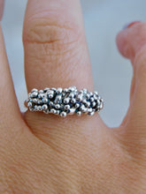 Load image into Gallery viewer, Statement Sea Foam Sterling Silver Ring
