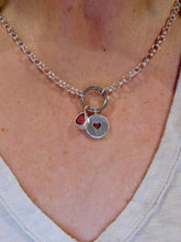 Load image into Gallery viewer, Red Sea Glass Sterling Silver Charm