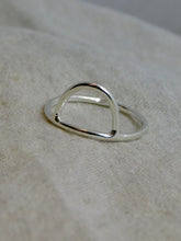 Load image into Gallery viewer, Made To Order Arch Sterling Silver Stacking Ring