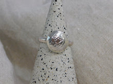 Load image into Gallery viewer, Large hammered pebbled stacking ring