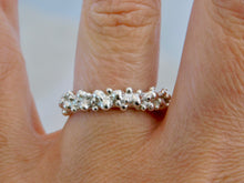 Load image into Gallery viewer, Chunky Sea Foam Sterling Silver Ring