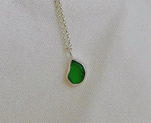Load image into Gallery viewer, Made To Order Simple Sea Glass Sterling Silver Pendant