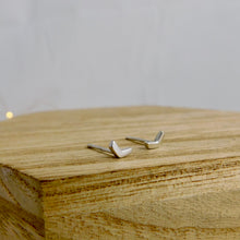 Load image into Gallery viewer, Chevron Shaped Sterling Silver Studs