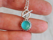 Load image into Gallery viewer, Made to Order Sea Glass Toggle Sterling Silver Necklace