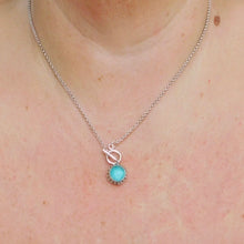 Load image into Gallery viewer, Made to Order Sea Glass Toggle Sterling Silver Necklace