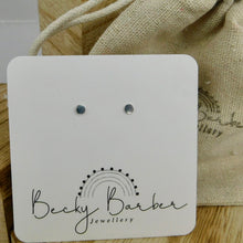 Load image into Gallery viewer, Micro Dot Sterling Silver Studs