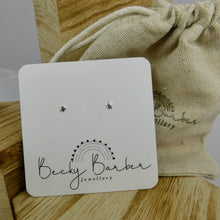 Load image into Gallery viewer, Micro Dot Sterling Silver Studs