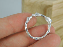 Load image into Gallery viewer, Molten Sterling Silver ring