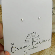 Load image into Gallery viewer, Micro Star Sterling Silver Studs