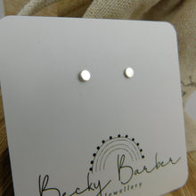 Load image into Gallery viewer, Micro Dot Sterling Silver Studs