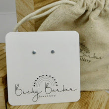 Load image into Gallery viewer, Micro Dot Sterling Silver Studs