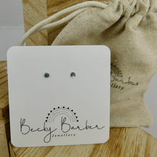 Load image into Gallery viewer, Micro Dot Sterling Silver Studs