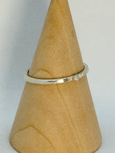 Load image into Gallery viewer, Made To Order Sea Foam Smooth Sterling Silver Stacking Ring