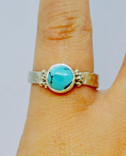 Load image into Gallery viewer, Made To Order Sea Glass Sea Foam Reticulated Sterling Silver Ring