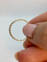 Load image into Gallery viewer, Made To Order Diamond Cut Sterling Silver Stacking Ring