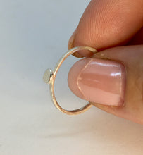 Load image into Gallery viewer, Made To Order Flat Pebble Smooth Sterling Silver Stacking Ring