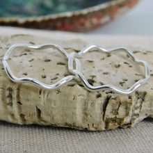 Load image into Gallery viewer, Made To Order Wavy Sterling Silver Stacking Ring