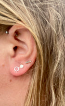 Load image into Gallery viewer, Micro Hoop Sterling Silver Studs