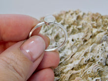 Load image into Gallery viewer, Made to Order Rainbow Moonstone Sterling Silver Stacking Ring