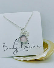 Load image into Gallery viewer, Made To Order Sea Glass And Sterling Silver Star Personalised Pendant