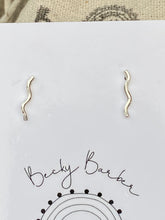 Load image into Gallery viewer, Wave Sterling Silver Studs