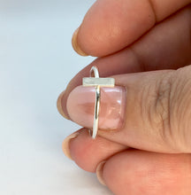 Load image into Gallery viewer, Made To Order Rectangle Smooth Sterling Silver Stacking Ring