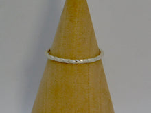 Load image into Gallery viewer, Made To Order Diamond Cut Sterling Silver Stacking Ring