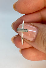 Load image into Gallery viewer, Made To Order Rectangle Smooth Sterling Silver Stacking Ring