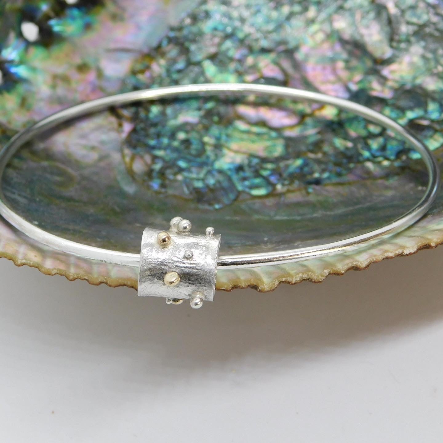 Silver on sale clasp bangle